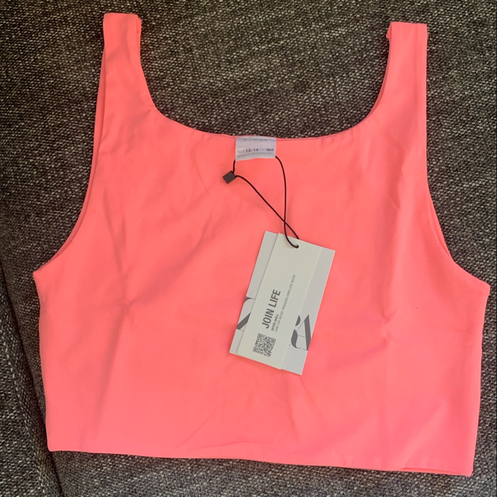 NWT ZARA - GIRLS 13-14 PINK TANK